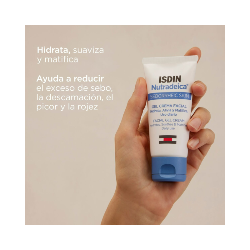 Gel Crema Facial Isdin Nutradeica Piel Seborreica 50ml