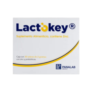 Lactokey Suplemento Zinc Y Probióticos Caja 30 Sobres De 2g