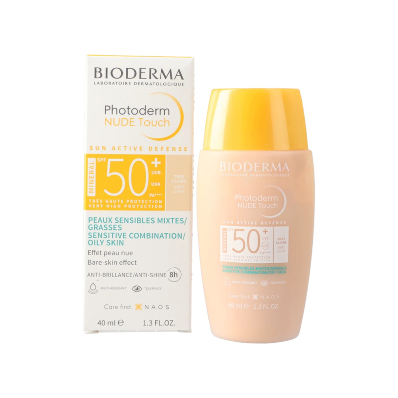 D_NQ_NP_2X_691553-MLM74935995994_032024-F-1.webp Bioderma Photoderm Nude Touch Spf 50+ Muy Claro 40ml