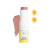 Protector Solar Facial 10gr en Barra con Color (Peachy) FPS 50+ UVA/UVB, PA++++ | Bloqueador Solar y Color para Mejillas, Párpados, Labios | Skincare Vegano y Cruelty Free | ENVERA