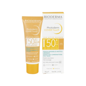 Protector Solar Bioderma Photoderm Covertouch 50+ Dorado 40g