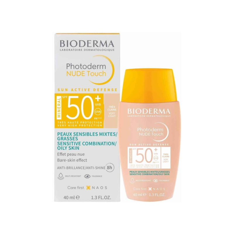 D_NQ_NP_2X_827893-MLA84835171709_052025-F-1.webp Bioderma Photoderm Nude Touch Spf50+ Mixta/grasa T.muy Claro