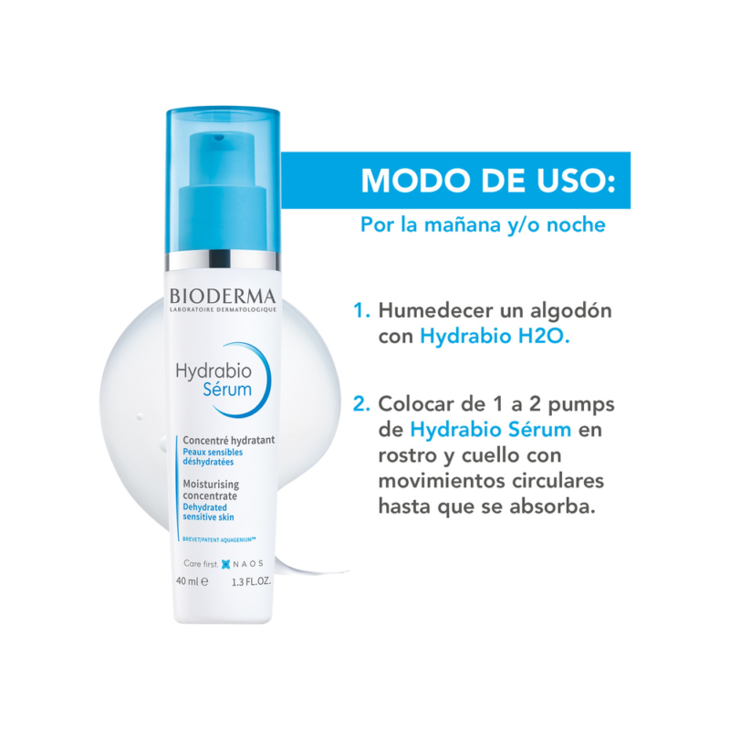 D_NQ_NP_2X_838397-MLA84547533774_052025-F-1.webp Sérum Bioderma Hydrabio día/noche para piel sensible de 40mL