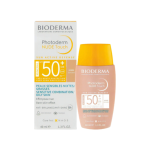 D_NQ_NP_2X_871090-MLA84552008166_052025-F-1.webp Bioderma Photoderm Nude Touch Spf50+ Tono Dorado, 40 Ml