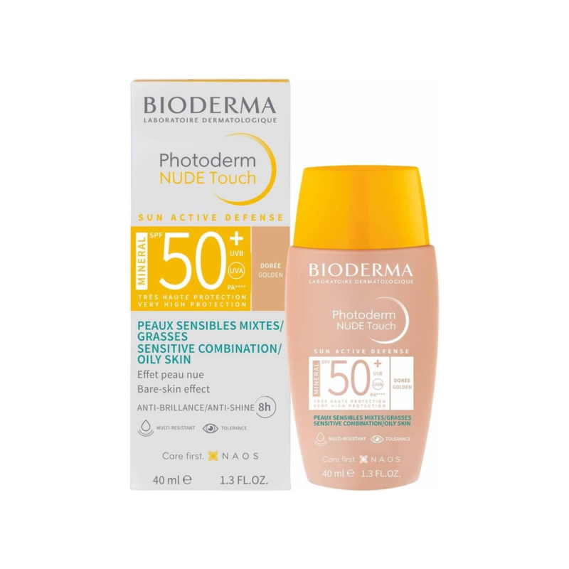 D_NQ_NP_2X_915379-MLM75073693365_032024-F-1.webp Bioderma Photoderm Nude Touch Spf 50+ Tono Dorado 40ml